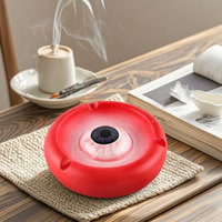 Cendrier en résine œil d'horreur, artisanat créatif et effrayant, ornement pour cendres de cigarette, décoration de bureau, bar ou maison, cadeau d'Halloween