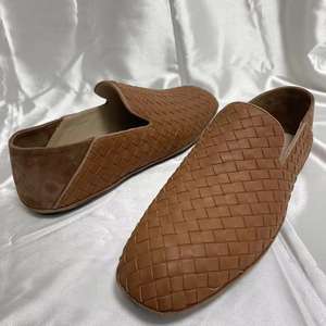 Zapatos de hombre de piel de cordero 100%, mocasines trenzados de alta calidad, zapatos reversibles para hombre, mocasines planos de lujo, zapatillas de talla grande 38-48 - Product Image 3