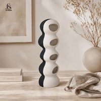 Jossin – Nouveaux accessoires d'art en céramique creuse moderne, ornements sculpturaux abstraits pour étagères et tables, décoration intérieure