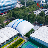 Structures de membranes à air à trois couches en PVC conçues sur mesure pour les installations sportives, vente directe d'usine