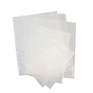 A6 Size Binder Pockets 6 Holes Budget Cash <strong>Envelopes</strong> for Budgeting clear Zipper Folders Loose Leaf Bags Pvc <strong>Document</strong> Pouch - Product Image 1