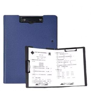 Porte-documents A4 à double clip, 360 °   Organisateur de documents pliable et rotatif, porte-documents pour le bureau et les fournitures scolaires - Product Image 4