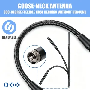 Baofeng Walkie-Talkie Hochleistungs-33CM-Schwanenhals-<span class=keywords><strong>CS</strong></span>-Taktikantenne SMA-Buchse VHF UHF Schwanenhalsantenne für Amateurfunkgeräte - Product Image 5