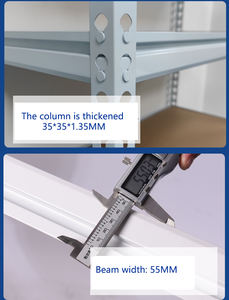 Estante de almacenamiento de almacén industrial Estantería Estanterías Unidad Estantes Apilables Acero Personalizado Supermercado de Servicio Ligero - Product Image 5