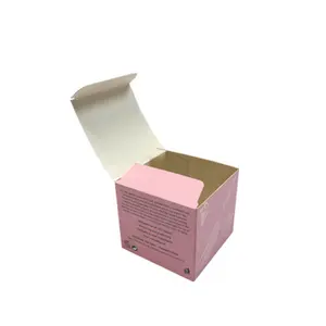 Seyahat boyutu özelleştirilmiş şekil mum kavanoz ambalajı/kalıp sabun geri dönüşümlü kağıt kutuları