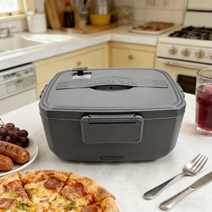 Boîte à lunch électrique portable de 2 L, alimentée par batterie, réchauffement rapide, récipient alimentaire pour voiture et maison, KL01001 - Product Image 2