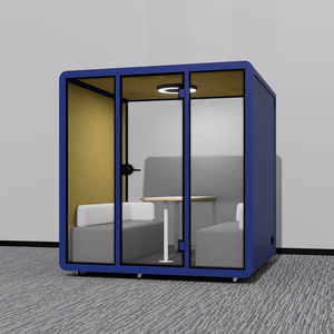 Cabine insonorisée pour entretien RH, cabine insonorisée pour tri de candidats, pod de bureau insonorisé, salle de réunion insonorisée pour applications d'emploi - Product Image 4
