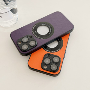 Custodia per telefono con motivo magnetico in pelle di alta qualità per <span class=keywords><strong>iPhone</strong></span> 14 promax 13 12 11 <span class=keywords><strong>XR</strong></span> XS Lens <span class=keywords><strong>Cover</strong></span> <span class=keywords><strong>protettiva</strong></span> completa - Product Image 3