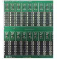 Module de carte BMS 4MOS 6A 3.2V 18650 Lifepo4 PCBA 1S 9A 6MOS BMS 3.7V 21700 Carte de protection de batterie au lithium avec bandes de nickel