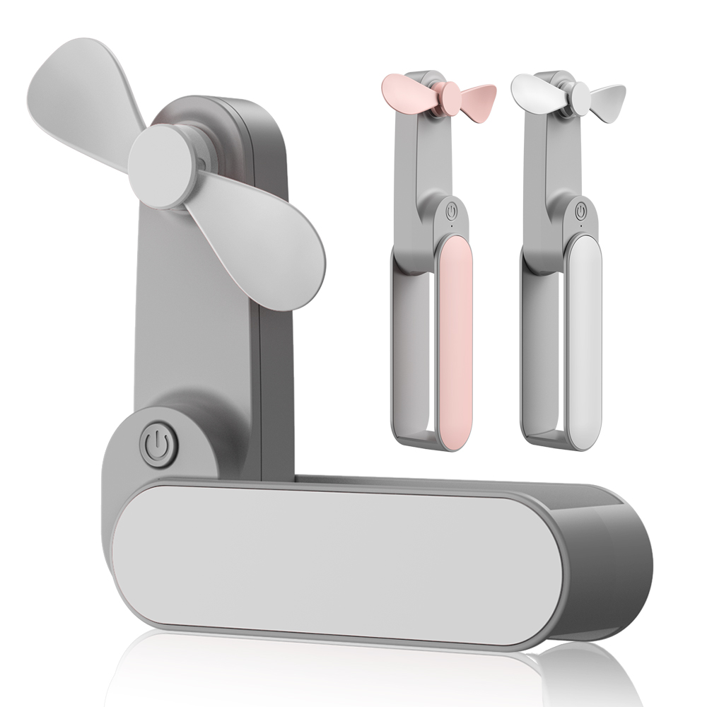 Портативный дорожный складной настольный вентилятор USB перезаряжаемый небольшой ручной вентилятор для спальни, офиса