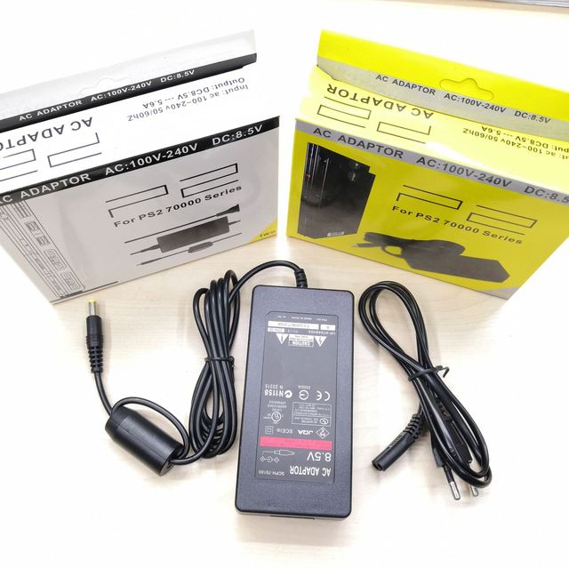 8.5V 5.6A for PS2 Power Supply Brick with Cable Charging Plug Cord for PS2 70000 Series Console Power Adapter