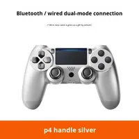 Manette P4 à six axes avec gyroscope, détection de mouvement et vibration pour PC, manette de jeu sans fil avec gyroscope et vibration pour PS4