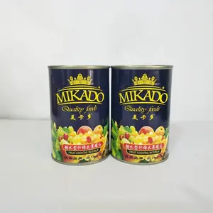 Mikado nouvelle récolte cocktail de fruits en conserve au sirop léger dans des bocaux