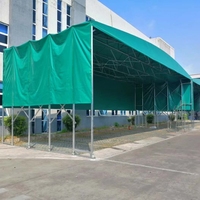 Tente de stockage pliable en acier imperméable pour événements, grande taille, personnalisable, pour garage, abri de voiture rétractable extérieur, entrepôt