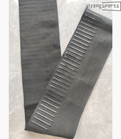 Bande antidérapante en polyester de 7 cm pour vêtements de cyclisme, bande élastique antidérapante blanche et noire, rouleau de 50 yards