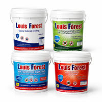 Peinture époxy pour sols sur mesure OEM ODM, revêtement de sol à base d'eau, peinture auto-nivelante imperméable pour sols industriels et commerciaux