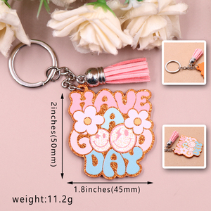 KHS271KH1210 1개 트렌디 아크릴 키체인 신제품 CN 상품 굿데이 플라스틱 키체인 공급업체 - Product Image 2