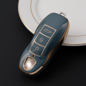เคสกุญแจรถ TPU สำหรับ Porsche Cayenne 958 911 <span class=keywords><strong>lepin</strong></span> 996 Macan boxster Panamera 997 944 924 Panamera 718 971พวงกุญแจ9YA - Product Image 3