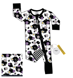 Pyjamas pour enfants à poignées personnalisées, pyjamas unisexes pour bébés, vêtements pour enfants, combinaisons pour bébés, NB-5T - Product Image 6