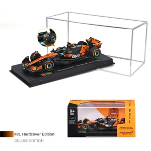 Bburago 1:43 Modellino Auto in Lega Formula 1 MCL39 2025 Esclusivo da Corsa Diecast McLaren 2025 # 4 # 81 - Product Image 3