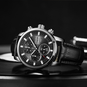 Orologio Meccanico Automatico da Uomo CALUOLA |   Multifunzione |   Cassa in acciaio inossidabile |   Cristallo di Zaffiro |   22 mm |   Analogico | - Product Image 3