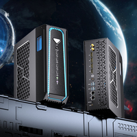 Mini PC para Juegos, Refrigerado por Agua, Intel Core I9 14900KF, DDR5, RTX4070 12G, para Juegos de Escritorio, Pantalla LED, Consolas de Juegos