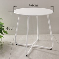 Table d'appoint de salon en métal noir moderne : une solution de table basse en métal robuste et attrayante pour votre maison, excellent rapport qualité-prix