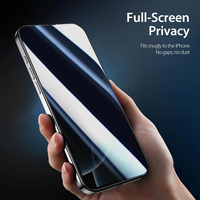 Protection d'écran en verre trempé 9H à couverture intégrale anti-espion et anti-rayures pour iPhone 18 Fold, 18, 17, 16, 15, 14, 13, 12 Pro Max