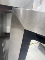 Boîte de passage en acier inoxydable SUS304 pour salle blanche / Fenêtre de passage sur mesure pour laboratoire et industrie pharmaceutique