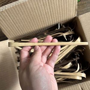 Natural Bamboo Spoon Mini Curved Scoop Coffee Powder Tea Ceremony Accessories - Product Image 6