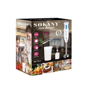 Zogifts Sokany Top Deals, batidora de mano de inmersión, Molinillo Eléctrico de verduras, máquina de alimentos complementarios de cocina de mano