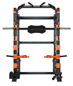 Máquina <span class=keywords><strong>Smith</strong></span> de Alta Tecnología, Equipo de Fitness Multifuncional de Alta Resistencia, Fabricada en Acero para Uso Comercial, Pila de Pesas de 300 kg, Unisex - Product Image 1