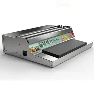 Popular stretch film wrapper Food wrapping machine automatic plastic stretch film food cling wrapping machine