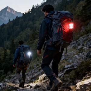 Linterna Frontal LED con Sensor para Camping, Correr, Pesca y Caza, Impermeable, Alta Potencia, Recargable por USB - Product Image 1