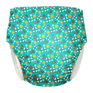 حفاضات قماشية للكبار بطباعة ملونة من البولي يوريثان الحراري مع حشوة ماصة وقابلة للتعديل بكباسين جانبية، قابلة للغسل وإعادة الاستخدام ومقاومة للتسرب عند الساقين - Product Image 6