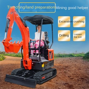 Mini-excavatrice de terrassement, mini-ordinateur, travaux d'ingénierie, travaux agricoles, terrassement domestique, terrassement de vergers, terrassement de serres, terrassement de fossés, 1 tonne - Product Image 4