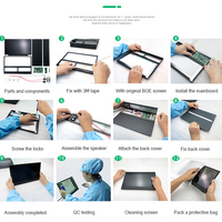 Moniteur Portable OEM pour Ordinateur Portable Extension d'Écran Double Triple Quadruple 13 Pouces 1080P LCD TYPE C RJ45 Triple Écran