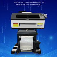 DOMSEM Imprimante automatique à jet d'encre A3 A4 DTF Machine d'impression textile de bureau Imprimante DTF à double tête