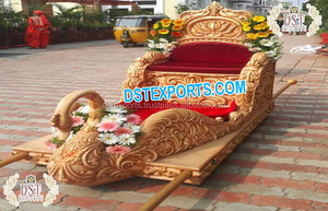 Palki de Novia con Temática Maharani, Increíble Entrada Nupcial, Doli/Palki para Bodas Musulmanas, Evento Nupcial, Doli/Palki para la Novia - Product Image 6