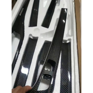 Kit de 7 pièces en fibre de carbone pour le panneau de commande central de l'Audi B9 A4 A5 S4 S5 2017-2021, amélioration de l'intérieur en fibre de carbone - Product Image 6