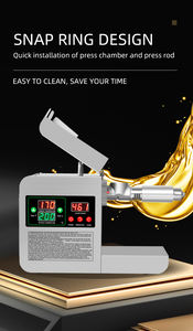 <span class=keywords><strong>Mini</strong></span> máquina de prensa de aceite automática comercial, gran descuento, prensa en frío, extractor de aceite de palma de girasol para industrias de aceite de maní - Product Image 4