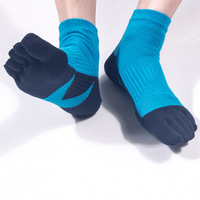 Cheville personnalisé cinq doigts orteil chaussettes coton de qualité Chaussettes de sport pour la course