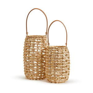 โคมไฟหวายสานพร้อมกระจกสำหรับตกแต่งบ้านผู้จัดจำหน่ายที่ดูแปลกใหม่สร้างสรรค์จากเวียดนาม - Product Image 1