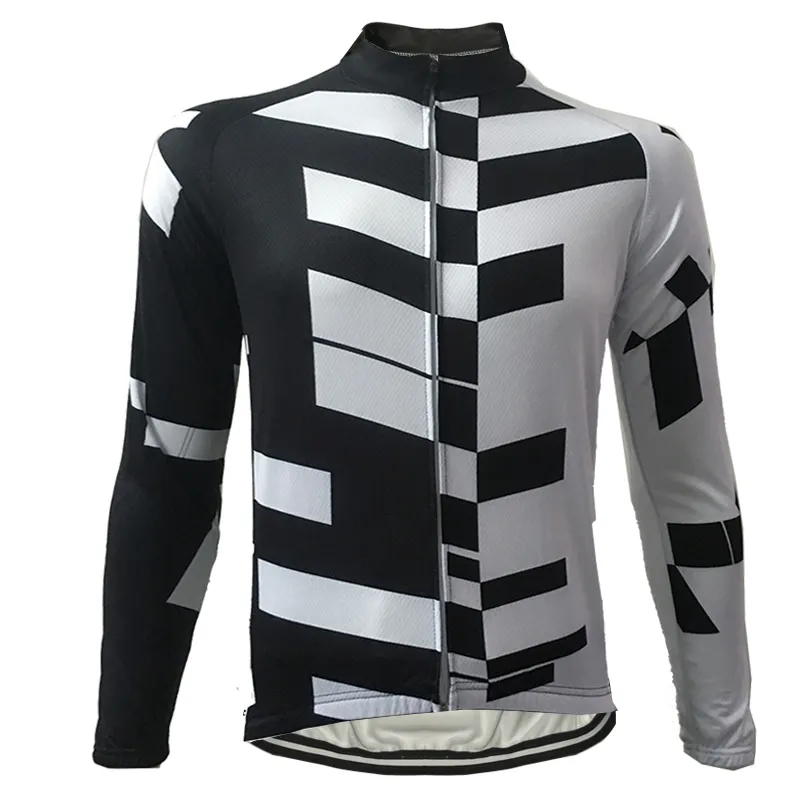 HIRBGOD Mens Long Sleeve Cycle Jersey Colorful Rider Jersey Design Summer Autumn Bicycle Items