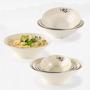 Tazón de sopa de melamina estilo chino, tazón de fideos de imitación de porcelana, tazón de fideos comercial, tazón para hot pot picante, tazón de ramen - Product Image 1