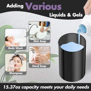 Wholesale Hot Sale Refillable <b>Foam</b> <b>Soap</b> Dispenser Electric ABS Plastic Touchless Automatic <b>Soap</b> Dispensers for Bathroom Toilet - Product Image 6