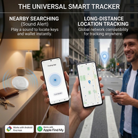 Localizador Inteligente Universal para Objetos de Plástico, Resistente al Agua IP67, Antipérdida, para Llaves, Cartera, Equipaje y Objetos Diarios