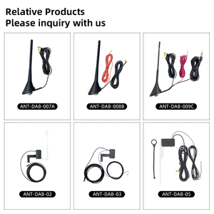 12V GPS Dab FM AM Kết Hợp Cá Mập Vây Ăng Ten Xe Đài Phát Thanh Tín Hiệu Với SMA-M Right Angle Nối - Product Image 4