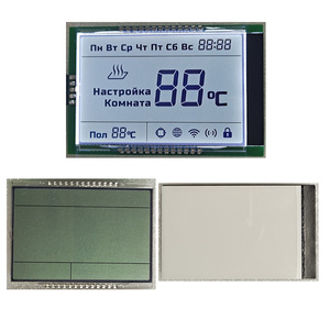 Layar <span class=keywords><strong>LCD</strong></span> termostat FSTN <span class=keywords><strong>7</strong></span>-segmen kustom dengan dudukan PCB lampu latar LED untuk pengontrol suhu - Product Image 5