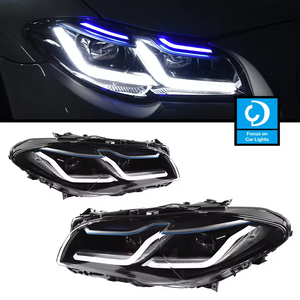 Auron ไฟหน้า LED สำหรับ5ชุด F10/F18 2011-2017ชุดอัปเกรดการประกอบ12V 6000K 6000ลูเมน36W - Product Image 5